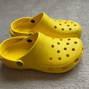yellow crocs